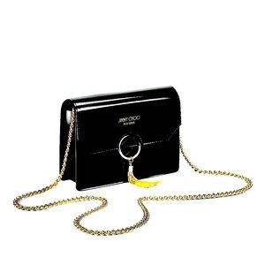NWT JIMMI CHOO WOMENS CROSSBODY BLACK PATTON  EVENING BAG LIMITED ED!